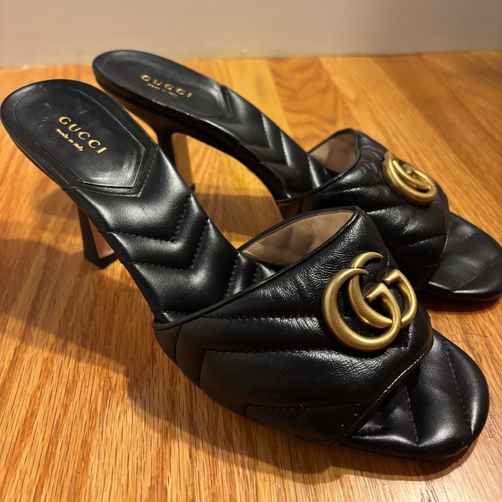 GUCCI heeled mules